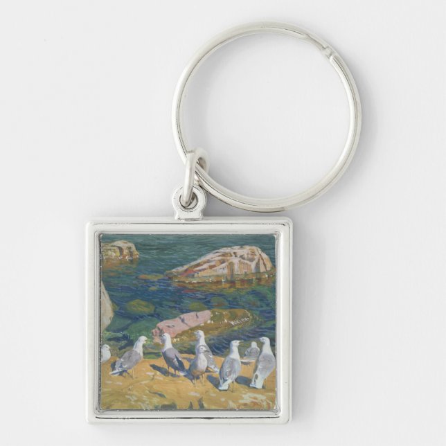 Seagulls, 1910 key ring (Front)