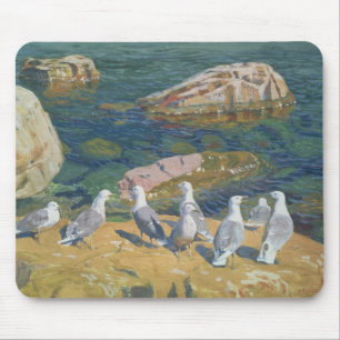 Seagulls, 1910 mouse pad