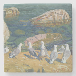 Seagulls, 1910 stone coaster