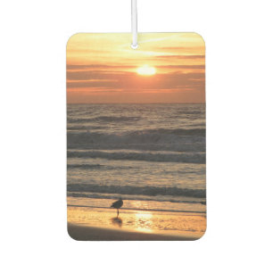Seagulls by the Sea at Sunset  Car Air Freshener