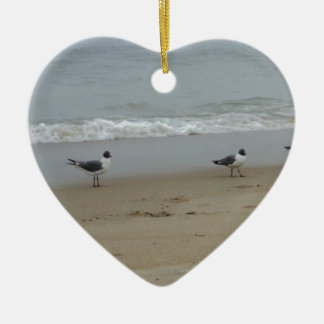 Seagulls Ceramic Ornament