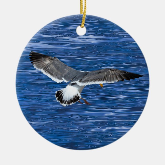 SEAGULLS CERAMIC ORNAMENT (Front)