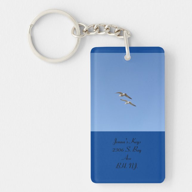 Seagulls Flying High - Key Ring (Front)