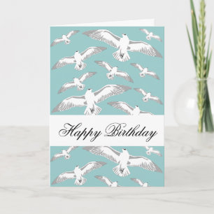 Seagulls Galore Birthday Card