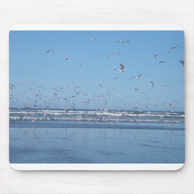 Seagulls in flight mouse pad (Front)
