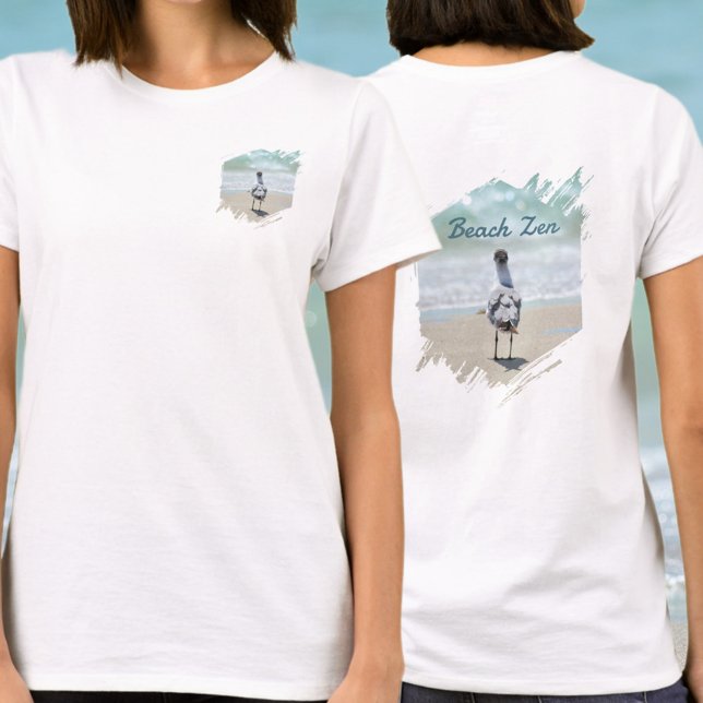 Seagulls on Beach T-Shirt (Creator Uploaded)