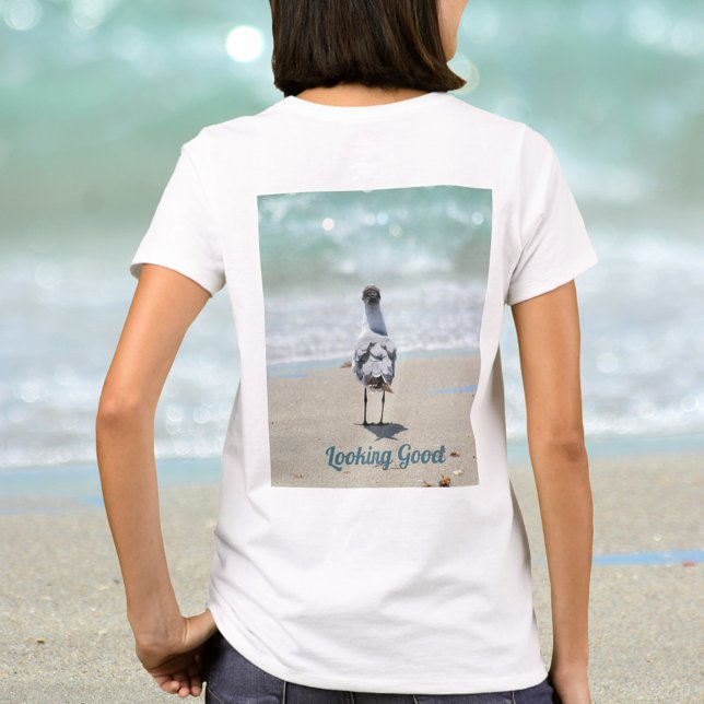 Seagulls on Beach T-Shirt (Creator Uploaded)