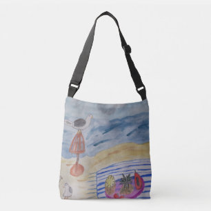 Seagulls On The Beach Crossbody Bag