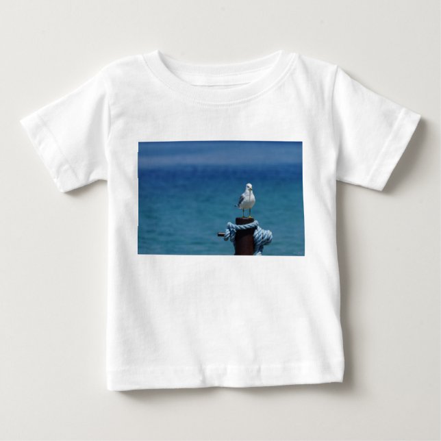 Seagulls Paradise At Mackinac Baby T-Shirt (Front)