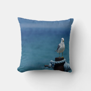 Seagulls Paradise At Mackinac Cushion