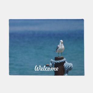Seagulls Paradise At Mackinac Doormat