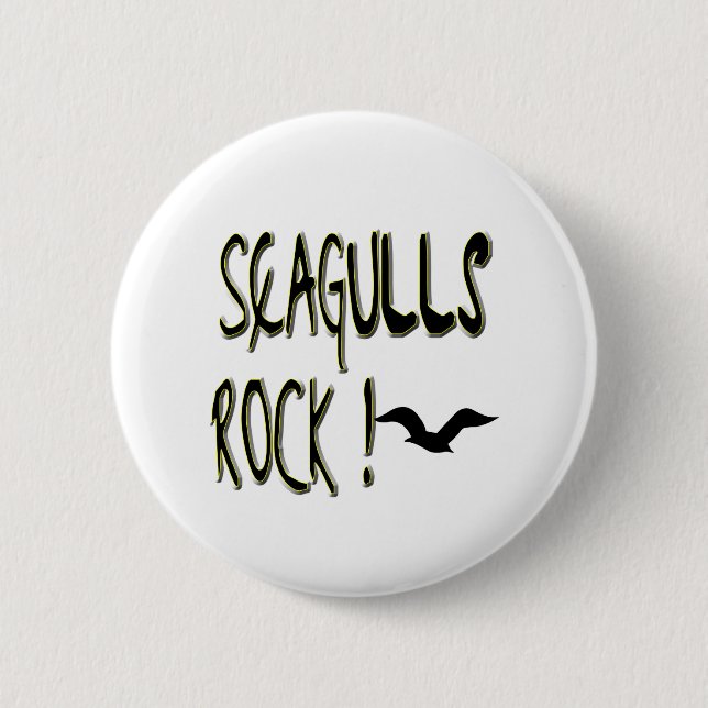 Seagulls Rock! Button (Front)