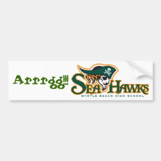 Seahawk "Arrgg!!!" Bumper Sticker