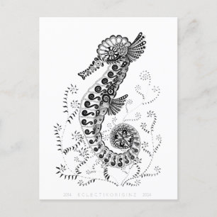 Seahorse 10 Year Postcard
