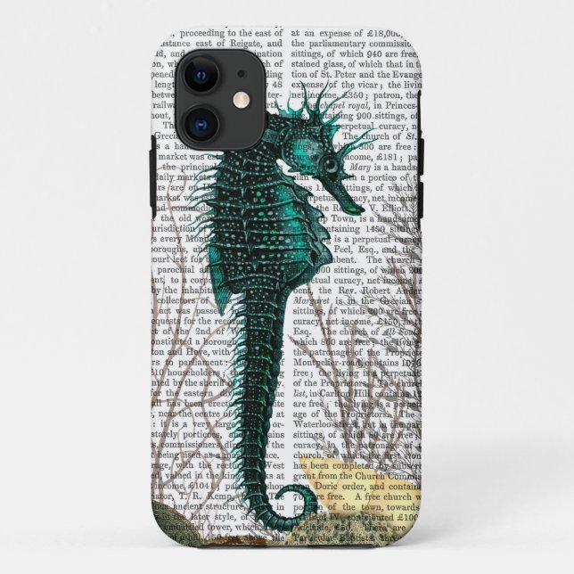 SeaHorse and Sea Urchins 2 Case-Mate iPhone Case (Back)