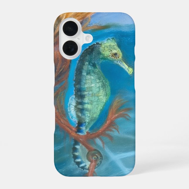 Seahorse Apple iphone 16 slim fit case (Back)