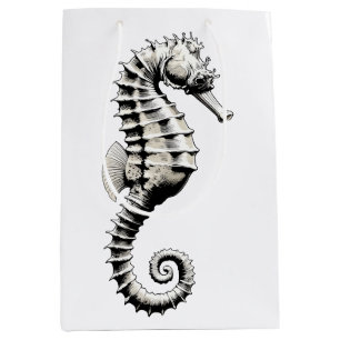 Seahorse art medium gift bag