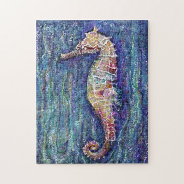 Seahorse Art Puzzle (Vertical)
