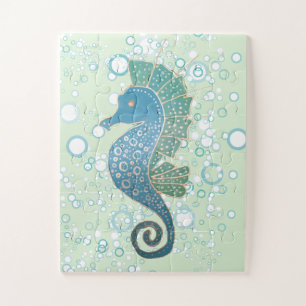 Seahorse Artwork Jigsaw Puzzle