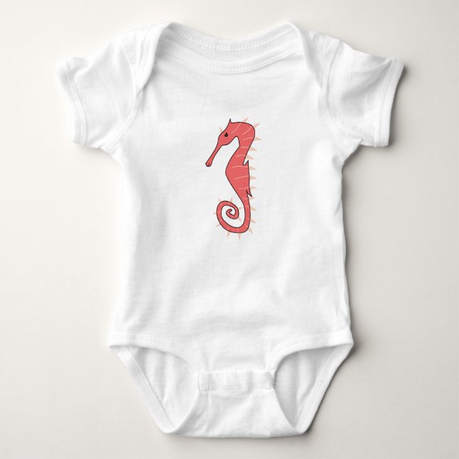 Seahorse Baby Bodysuit (Front)