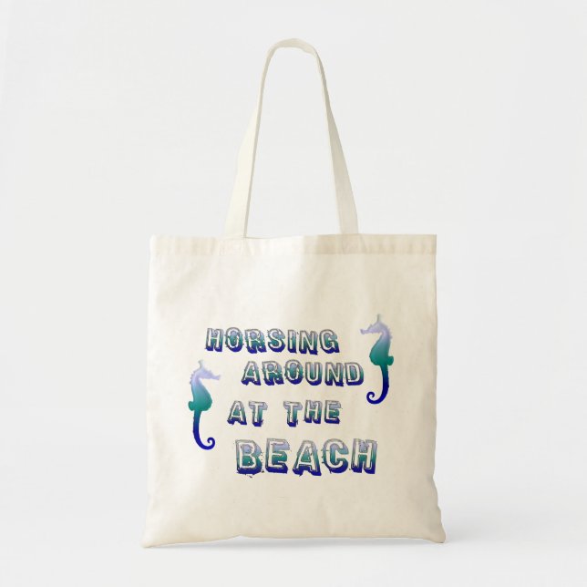 Seahorse Beach Tote (Front)