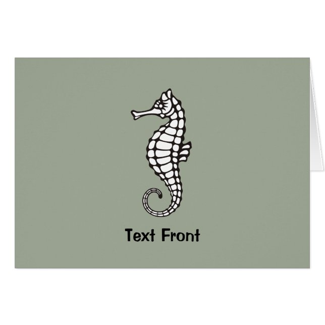 Seahorse Black (Front Horizontal)