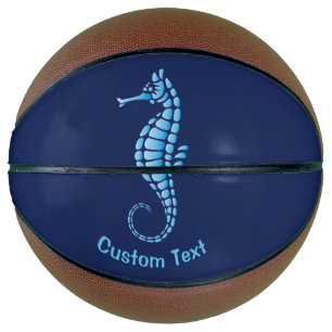Seahorse Blue Basketball