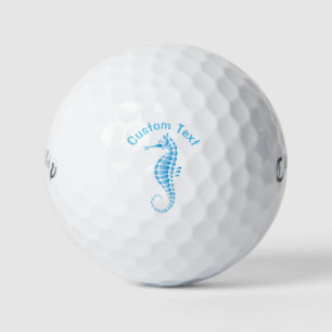 Seahorse Blue Golf Balls