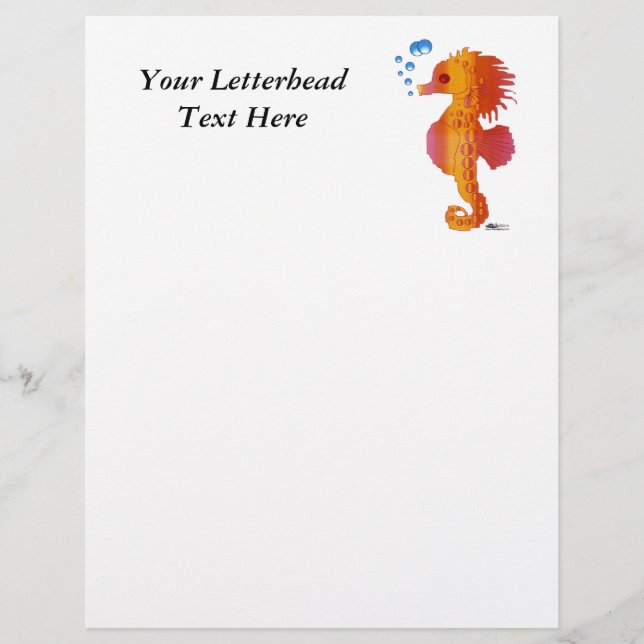 Seahorse Bubble Baby (Front)