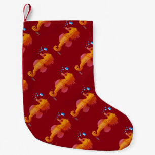Seahorse Bubble Baby Small Christmas Stocking