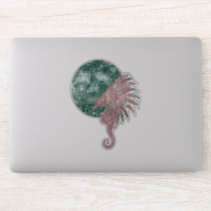 seahorse by the moon