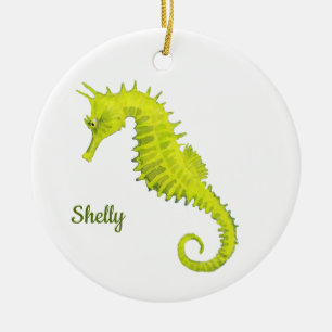 Seahorse Ceramic Ornament