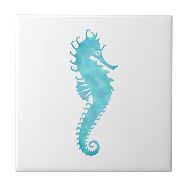 Seahorse Ceramic Tile (Front)