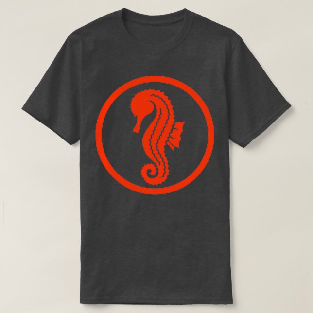 Seahorse circle T-Shirt (Design Front)