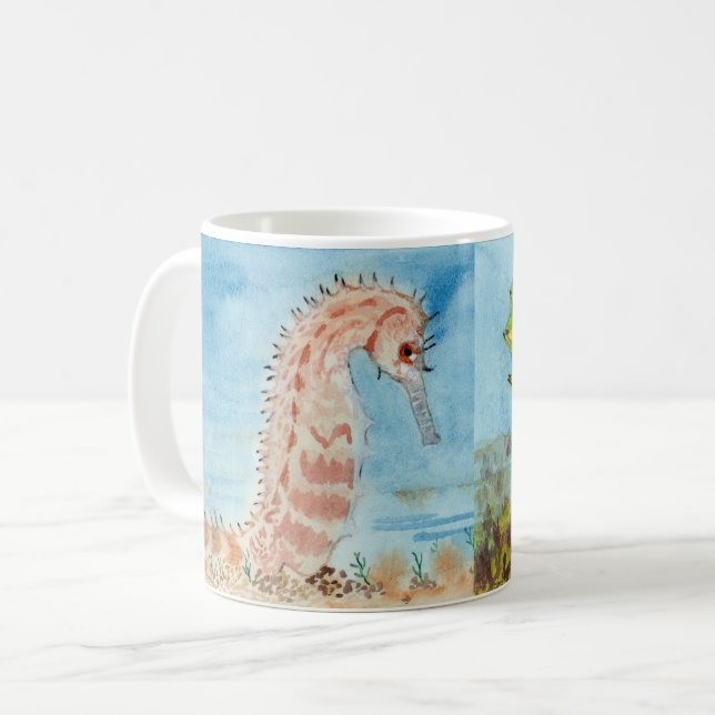 Seahorse Coffee Mug (Front Left)