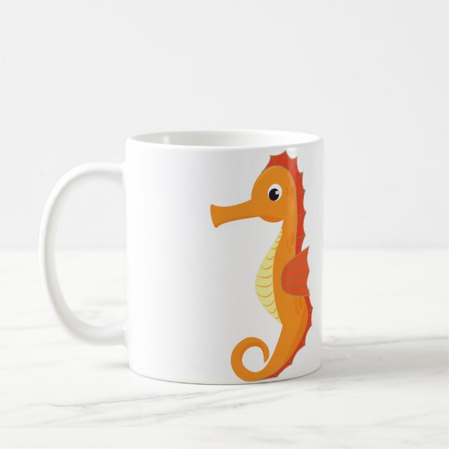 Seahorse Coffee Mug (Left)
