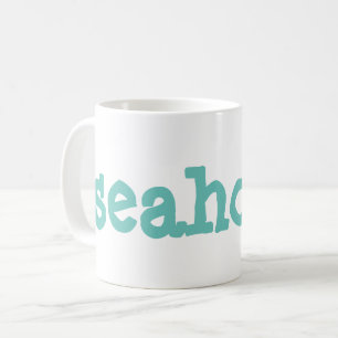 seahorse coffee mug