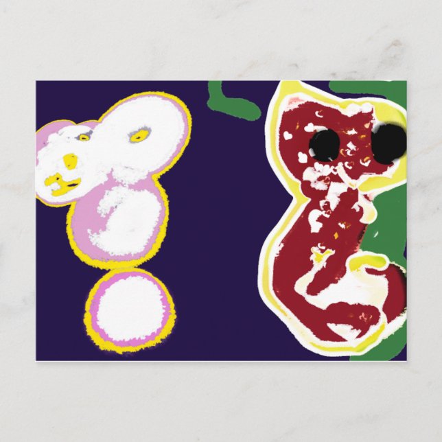 Seahorse cool summer  postcard (Front)