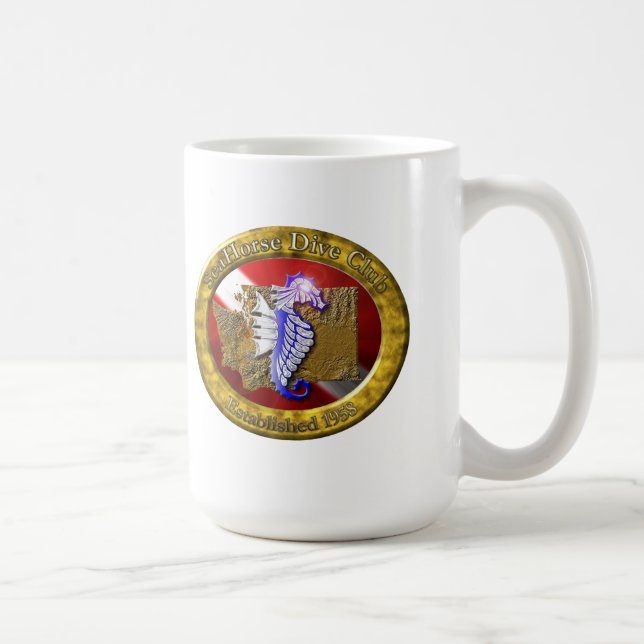SeaHorse Crest Mug (Right)