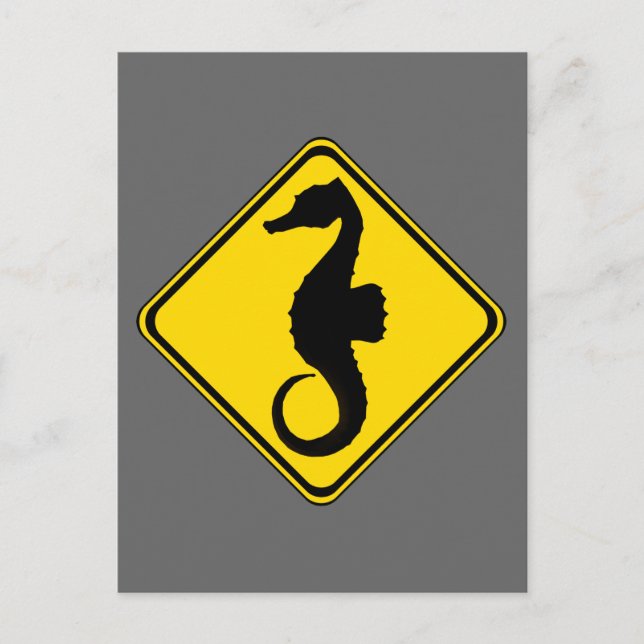 Seahorse Crossing ! Postcard (Front)