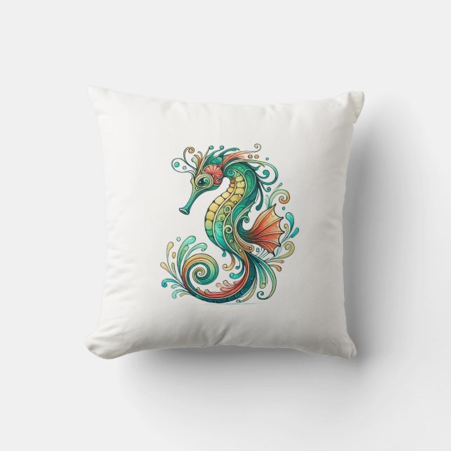 Seahorse Cushion (Front)