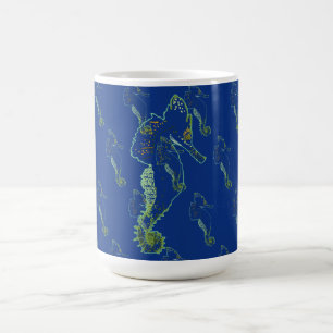 Seahorse drawing Mug