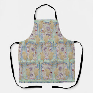 Seahorse Energy Swirl Maureen Girard Healing Apron