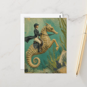 Seahorse Equestrian Postcard