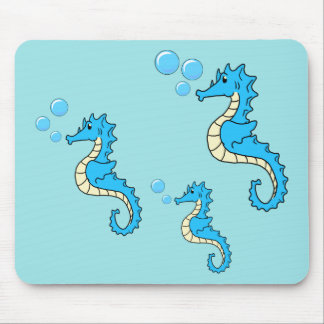 Seahorse Family Mouse Pad