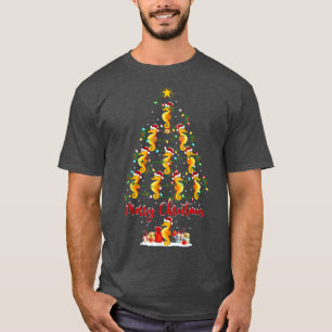 Seahorse Fish Lover Matching Santa Seahorse Christ T-Shirt