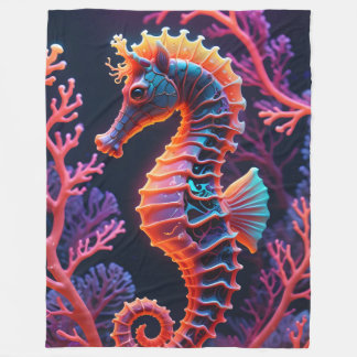 Seahorse Fleece Blanket