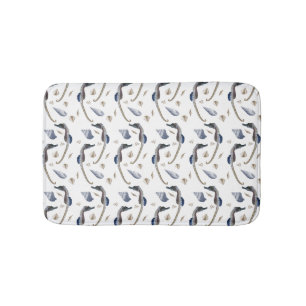 Seahorse Frenzy Bath Mat (choose colour)