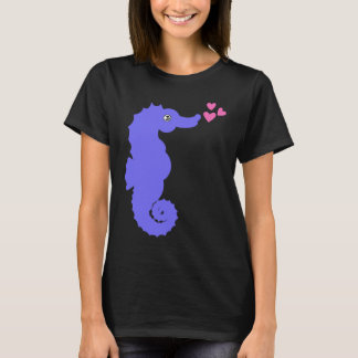 Seahorse Hearts Aquatic Sea Animal Fish Hippocampu T-Shirt