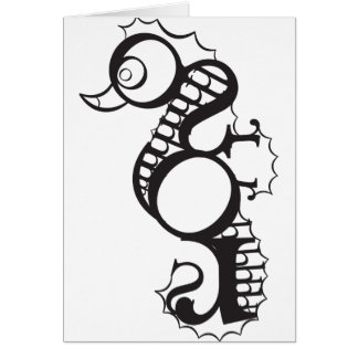 Seahorse in Type
